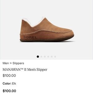 Sorel Manawan II Men's Slipper - Color Elk